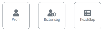 Beállítások csempék